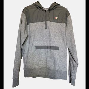 Champion Men's Powerblend Fleece 1/4 Zip Hoodie